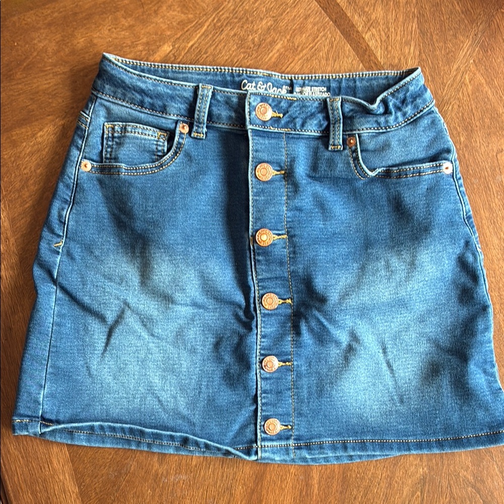 Girls Cat & Jack Blue Mini Skirt Casual